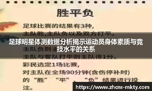 足球明星体测数据分析揭示运动员身体素质与竞技水平的关系
